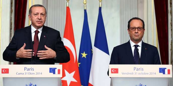 Hollande Erdoğan’la görüştü