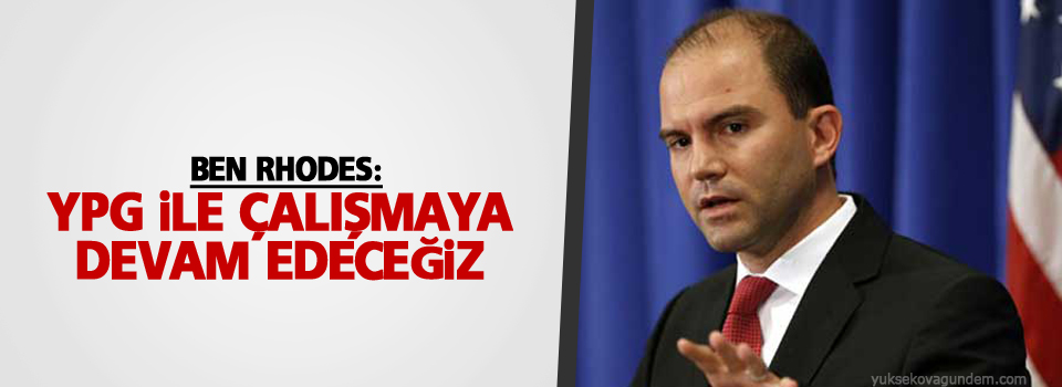 ABD: YPG ile çalışmaya devam edeceğiz