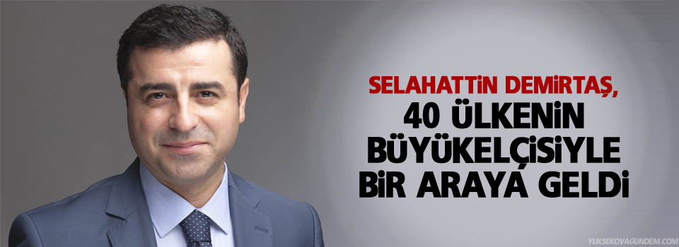 Demirtaş, 40 ülkenin büyükelçisiyle bir araya geldi