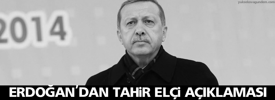 Erdoğan'dan Tahir Elçi açıklaması