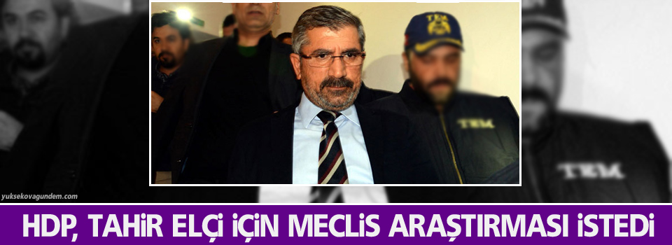 HDP, Tahir Elçi için Meclis araştırması istedi