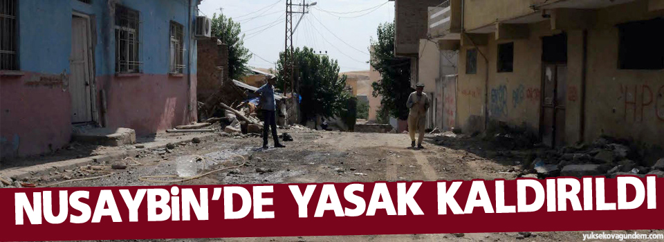 Nusaybin'de yasak kaldırıldı