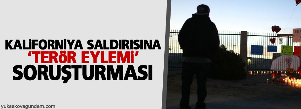 Kaliforniya saldırısına 'terör eylemi' soruşturması