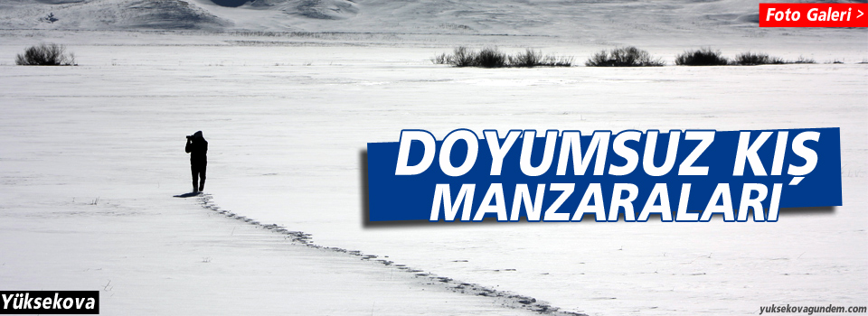 Yüksekova'da doyumsuz kış manzaraları