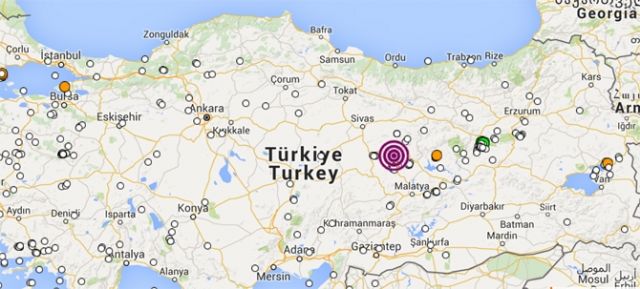 Malatya'da korkutan deprem