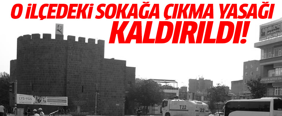 Sur’da sokağa çıkma yasağı kaldırıldı