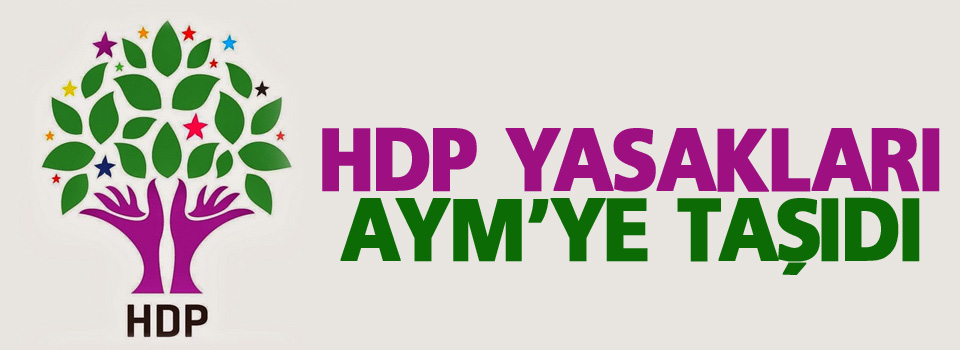 HDP yasakları AYM'ye taşıdı