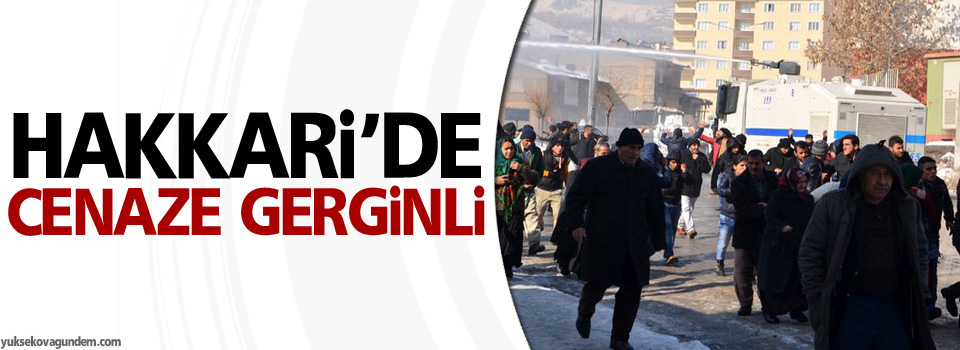 Hakkari'de Cenaze Gerginliği