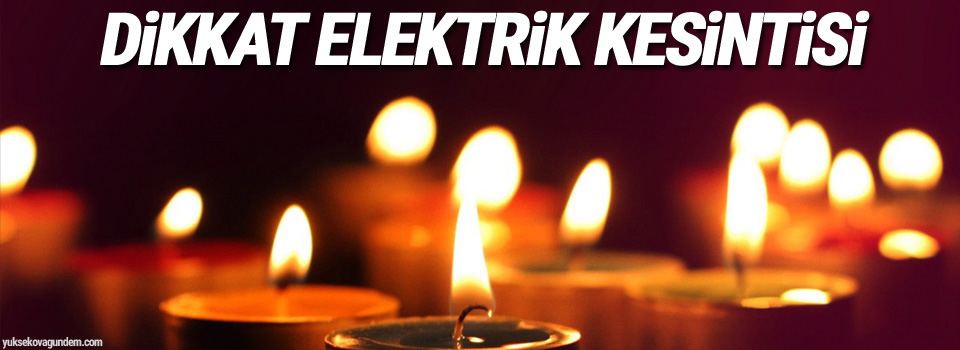 Dikkat Elektrik Kesintisi