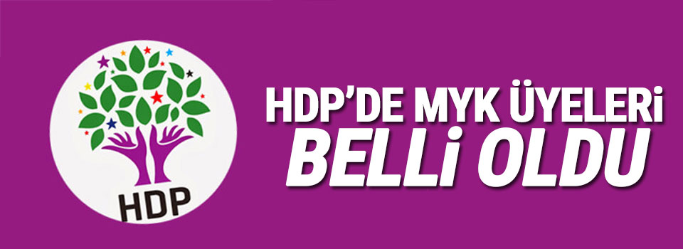 HDP'de MYK Üyeleri Belli Oldu