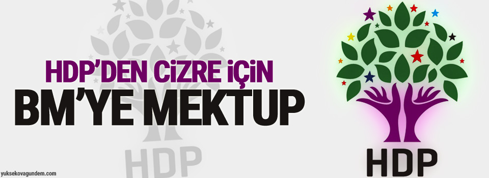 HDP’den Cizre için BM’ye mektup