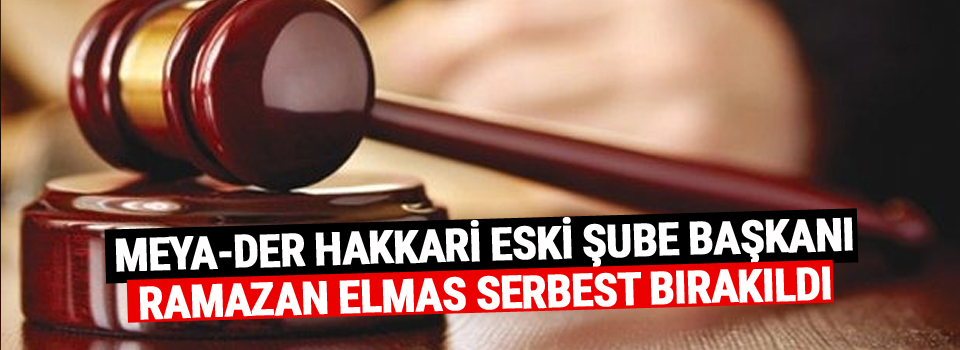 Ramazan Elmas, serbest bırakıldı