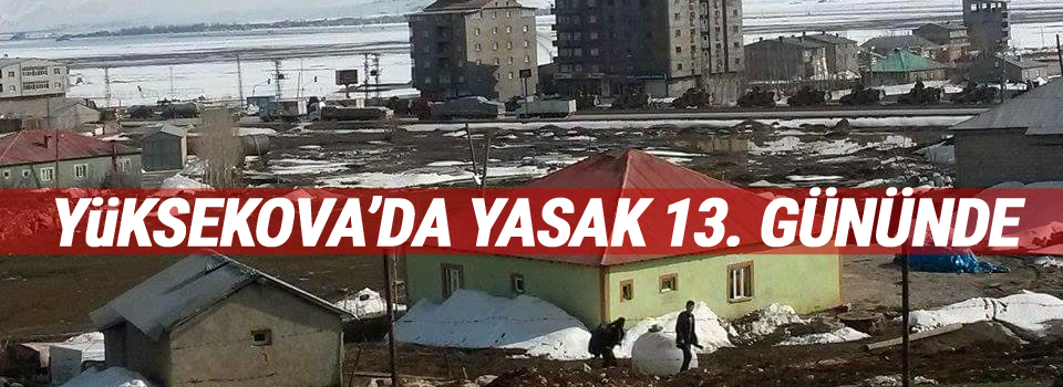 Yüksekova'da Yasak 13. gününde