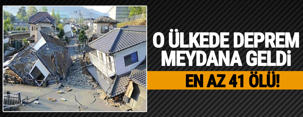 Ekvador'da 7.8 büyüklüğünde deprem, en az 41 ölü