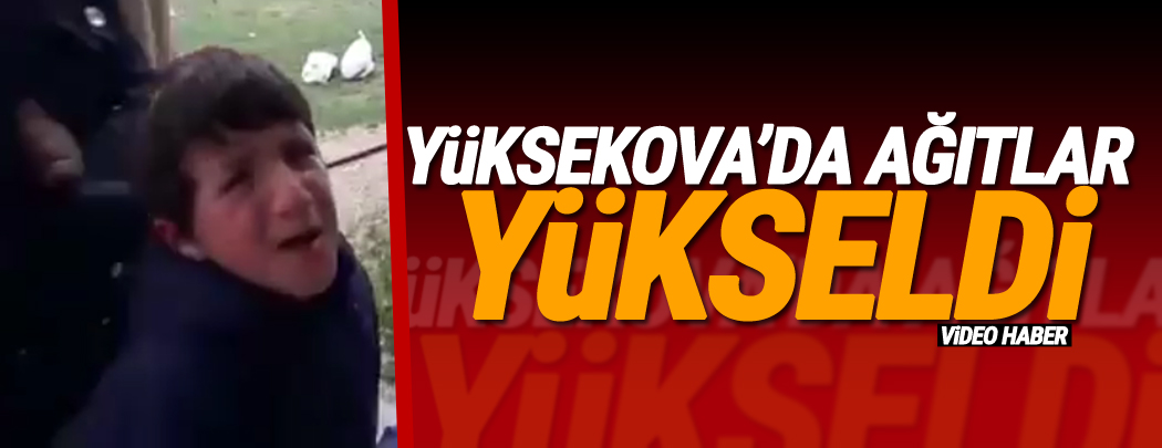 Yüksekova'da Evleri Yanan Çocuklar Ağıtlar Yaktı