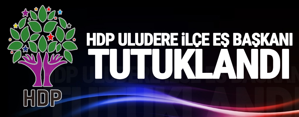 HDP Uludere İlçe Eş Başkanı tutuklandı