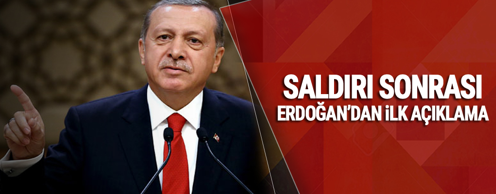 Bombalı saldırı sonrası Erdoğan'dan ilk açıklama