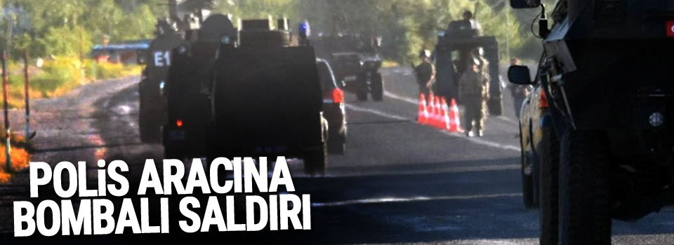 Polis aracına Bombalı Saldırı