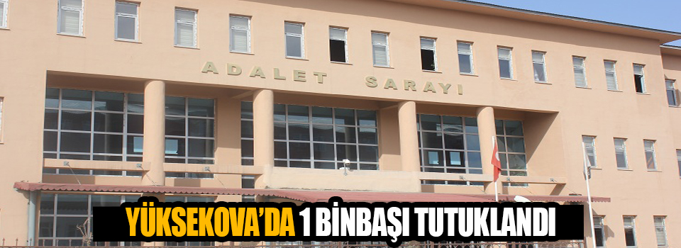 Yüksekova'da 1 Binbaşı Tutuklandı