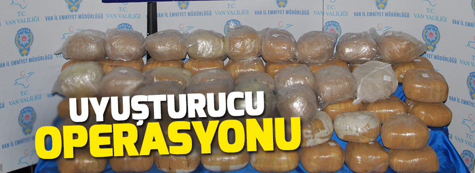 Van’da uyuşturucu operasyonu, 1 Gözaltı