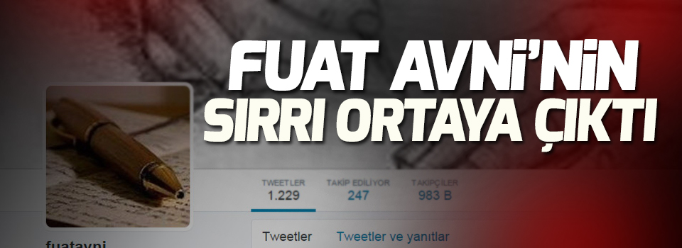 Fuat Avni'nin sırrı ortaya çıktı!