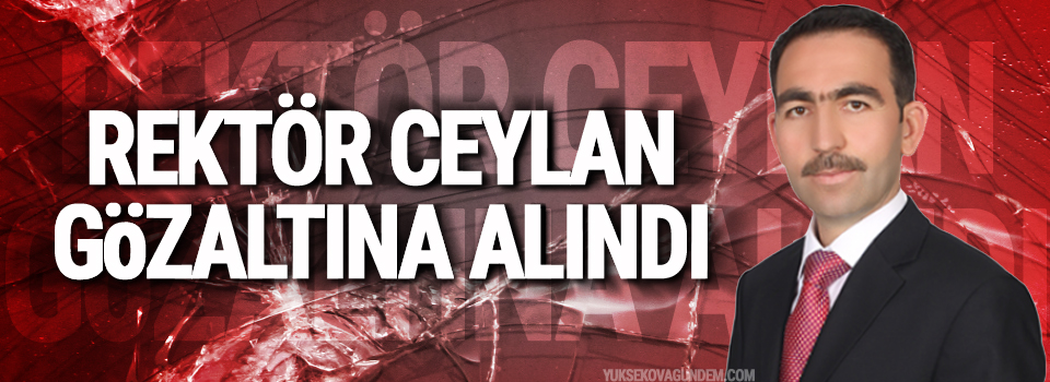 Rektör Ceylan yeniden gözaltına alındı