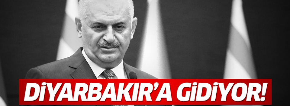 Başbakan Yıldırım Diyarbakır’a gidecek