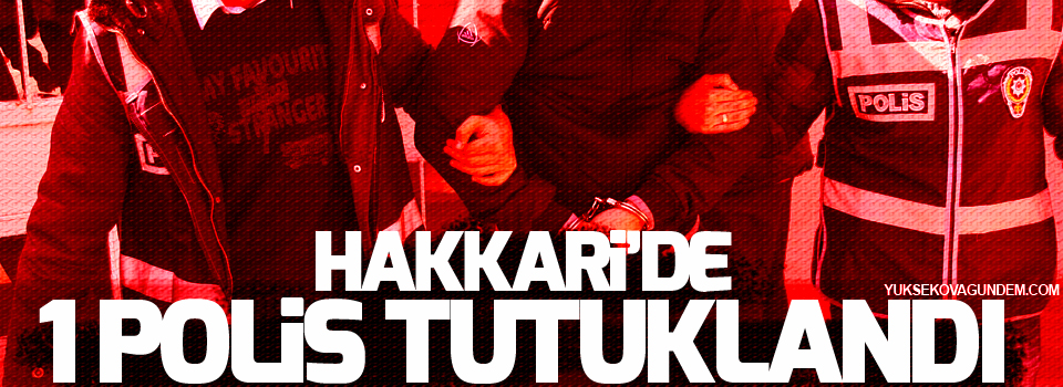 Hakkari'de 1 Polis Tutuklandı