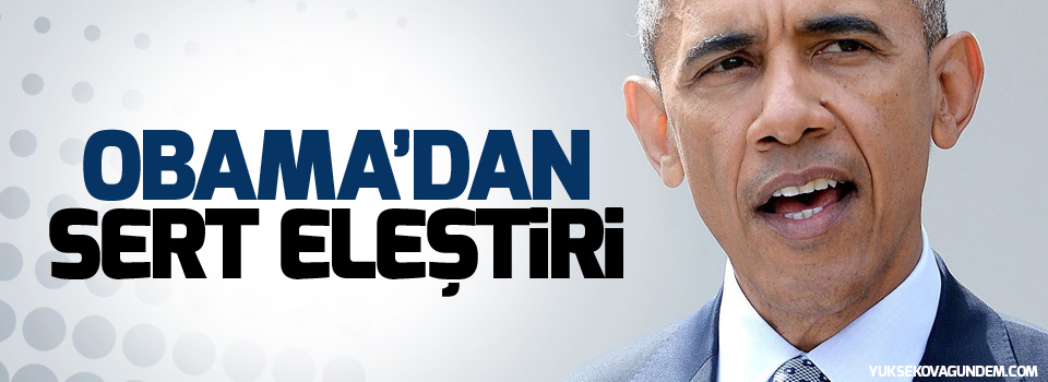 Obama'dan Trump'a sert eleştiri