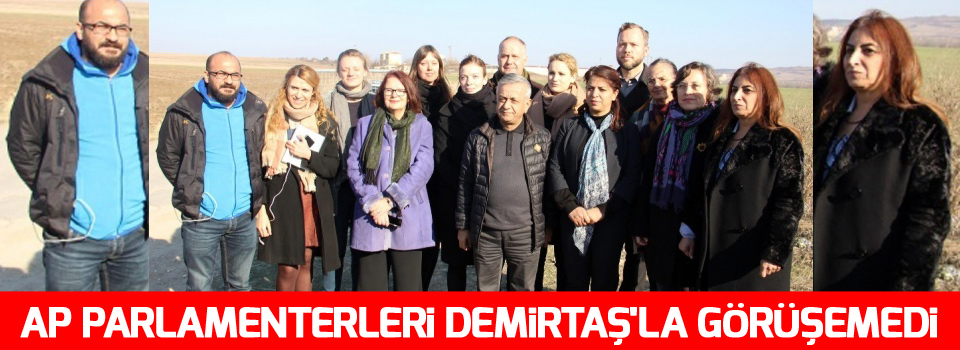 AP Parlamenterleri Demirtaş'la görüşemedi!