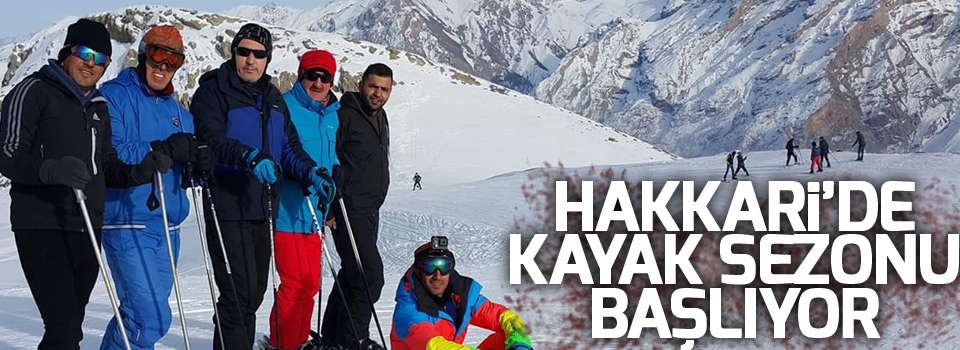 Hakkari’de kayak sezonu başlıyor