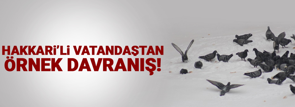 Hakkari’li vatandaştan örnek davranış!