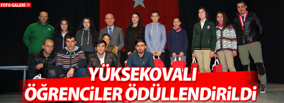 Yüksekovalı öğrenciler ödüllendirildi