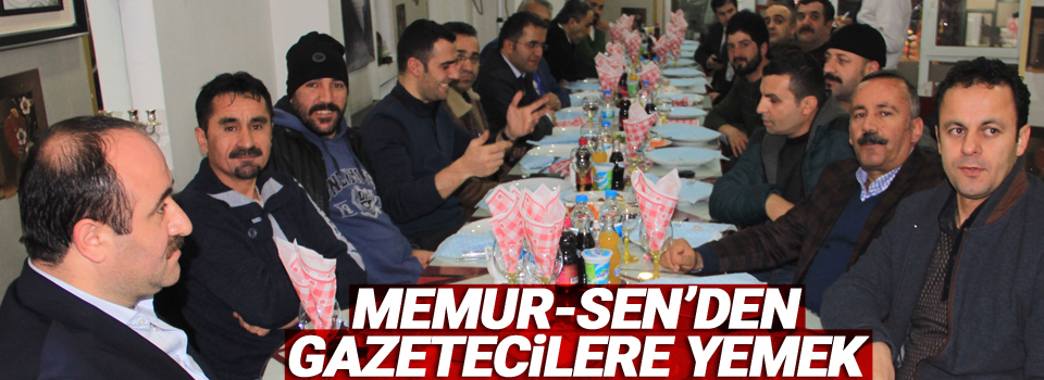 Memur-Sen’den gazetecilere yemek