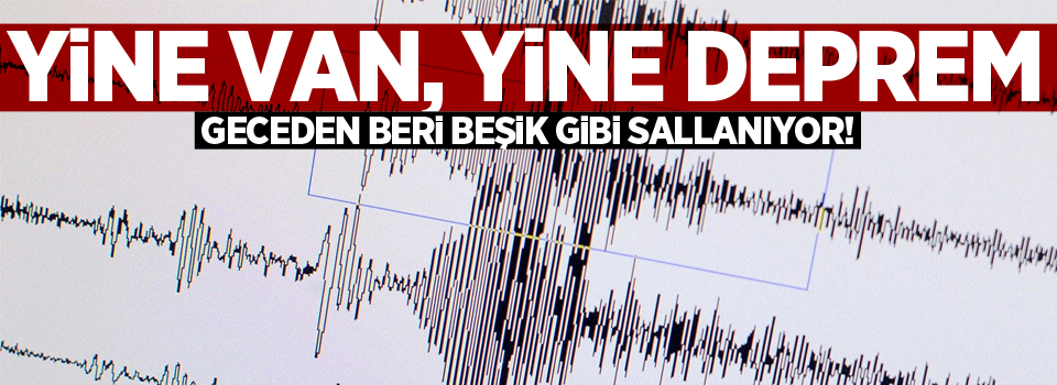 Van’da 4.0 büyüklüğünde deprem