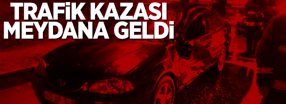 Trafik kazası: 2 yaralı