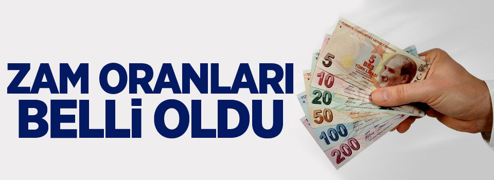 Memur ve işçiye yapılacak zam oranları belli oldu