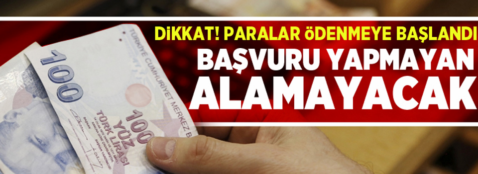 Emekliler dikkat! Paralar ödenmeye başlandı, başvuru yapmayan alamayacak