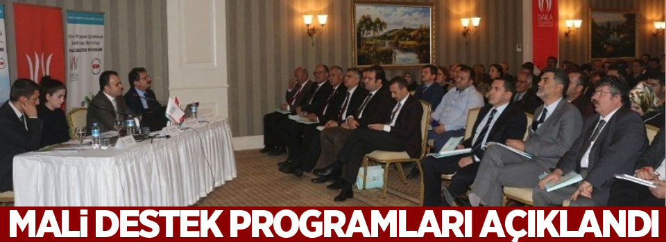 DAKA, 2018 Yılı Mali Destek Programlarını açıkladı