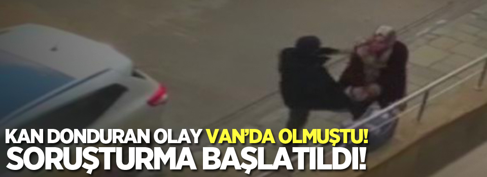 Kan donduran olay Van'da olmuştu! Soruşturma başlatıldı