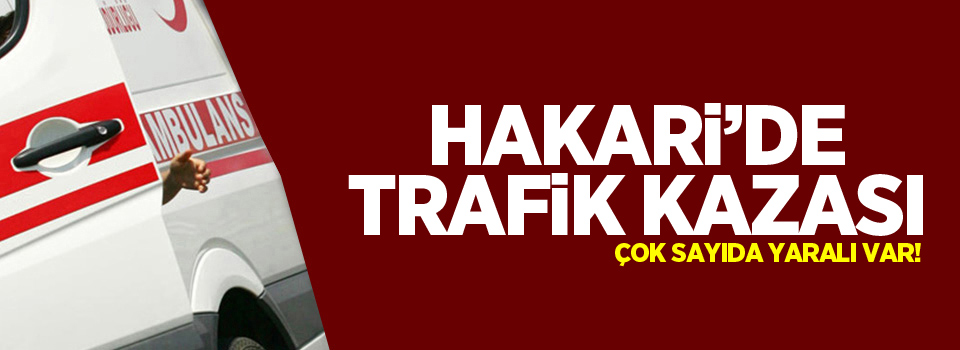 Hakkari'de trafik kazası: 5 yaralı