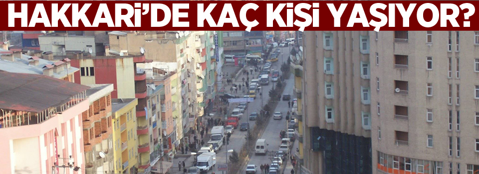 Hakkari'de kaç kişi yaşıyor? İşte illerin nüfusu