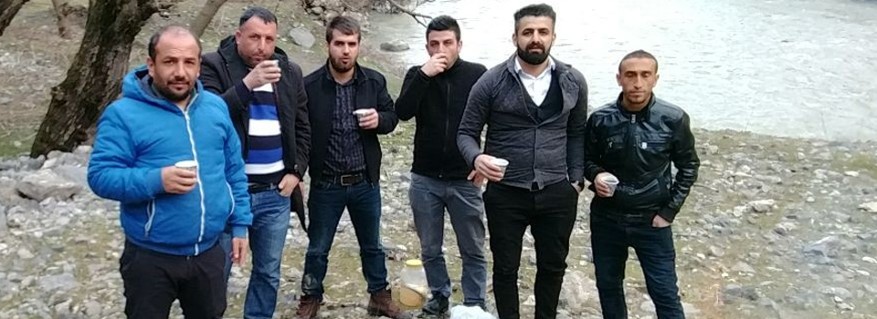 Hakkari’de kış ortasında piknik keyfi