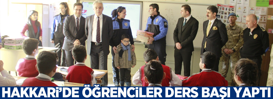 Hakkari’de 70 bin öğrenci yeniden ders başı yaptı