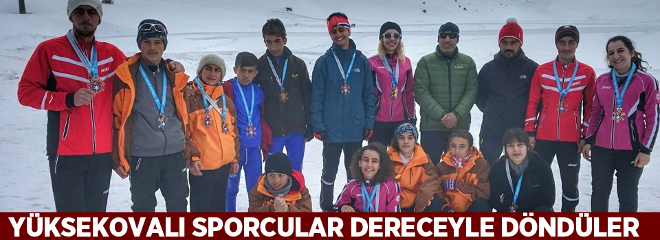 Yüksekovalı sporcular dereceyle döndüler