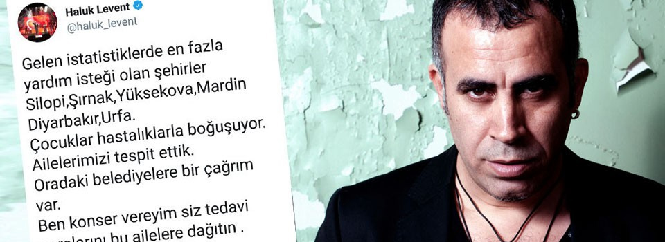 Haluk Levent'ten Yüksekova Belediyesine Çağrı