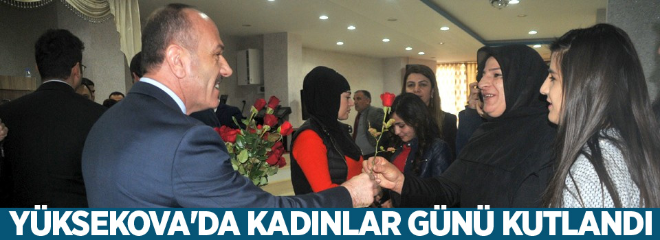 Yüksekova'da kadınlar Günü Kutlandı