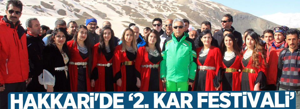 Hakkari'de ‘2. Kar Festivali’