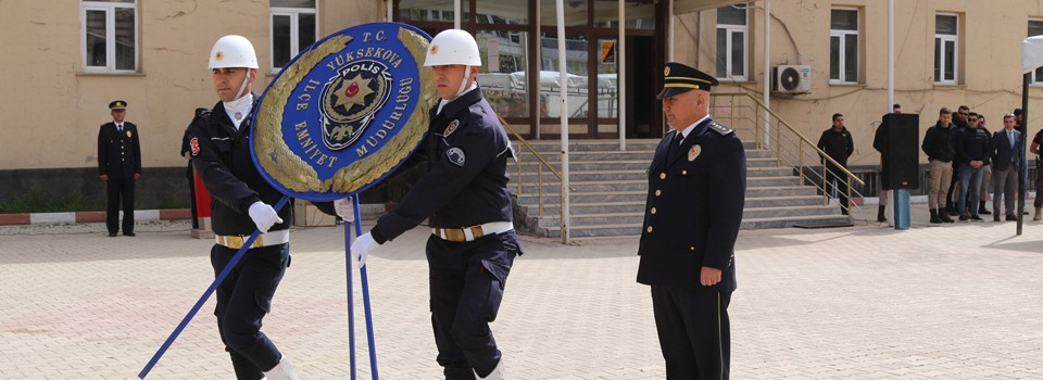 Yüksekova'da polis haftası kutlandı