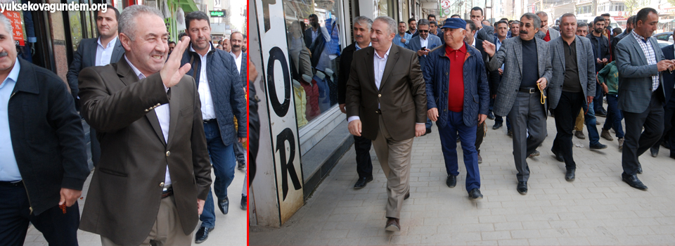 Yüksekova TSO başkan adayı Pınar’dan esnaf ziyareti